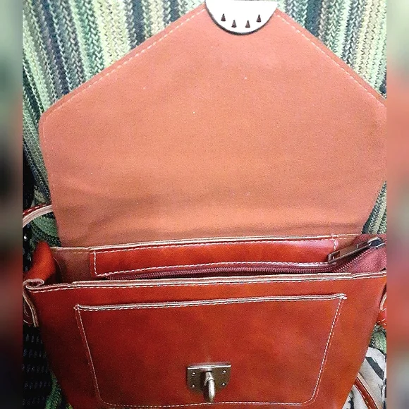Vintage leather bag - Picture 3 of 5